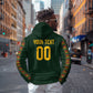 Custom Senegal 2026 World Football Zip Hoodie Lions of Teranga Go Champions