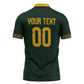Custom Senegal 2026 World Football Zipper Polo Shirt Lions of Teranga Go Champions