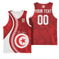 Custom Tunisia 2026 World Football Basketball Jersey Eagles of Carthage Go Champions