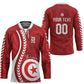 Custom Tunisia 2026 World Football Hockey Jersey Eagles of Carthage Go Champions