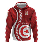 Custom Tunisia 2026 World Football Hoodie Eagles of Carthage Go Champions