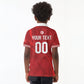 Custom Tunisia 2026 World Football Kid Polo Shirt Eagles of Carthage Go Champions