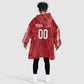 Custom Tunisia 2026 World Football Kid Wearable Blanket Hoodie Eagles of Carthage Go Champions