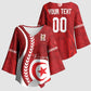 Custom Tunisia 2026 World Football Kimono Sleeve Blouse Eagles of Carthage Go Champions