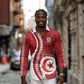 Custom Tunisia 2026 World Football Long Sleeve Button Shirt Eagles of Carthage Go Champions