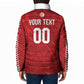 Custom Tunisia 2026 World Football Padded Jacket Eagles of Carthage Go Champions