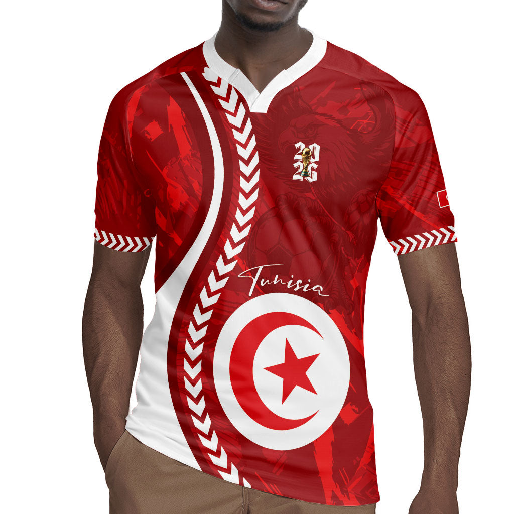 Custom Tunisia 2026 World Football Rugby Jersey Eagles of Carthage Go Champions