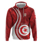 Custom Tunisia 2026 World Football Zip Hoodie Eagles of Carthage Go Champions