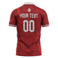 Custom Tunisia 2026 World Football Zipper Polo Shirt Eagles of Carthage Go Champions