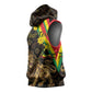 Enkutatash Ethiopia New Year Sleeveless Hoodie Lion of Judah Adey Abeba Flower - African Pride