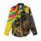 Enkutatash Ethiopia New Year Women Casual Shirt Lion of Judah Adey Abeba Flower LT01