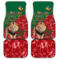 Morocco Independence Day Car Mats with Barbary Lion and Moussier's Redstart