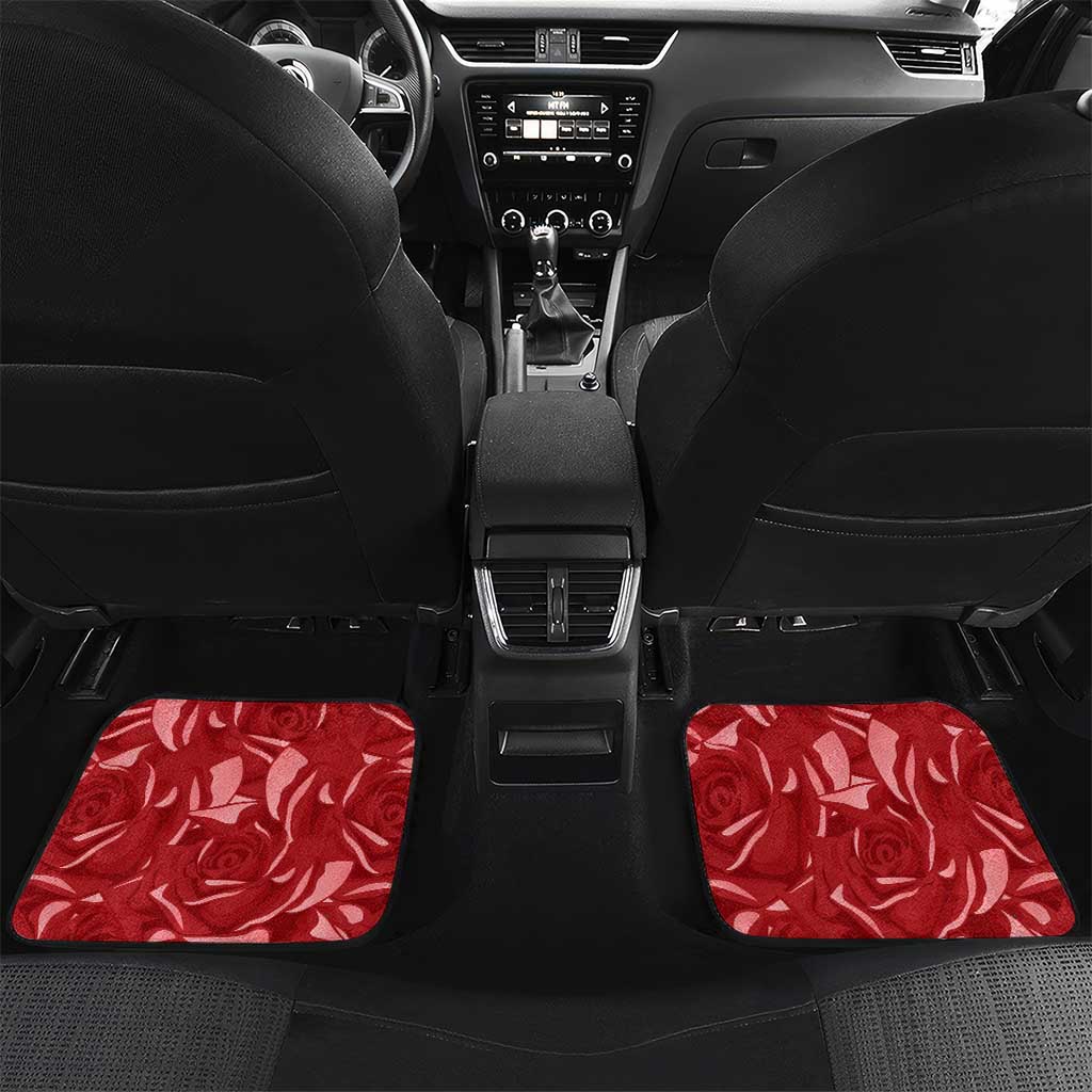 Morocco Independence Day Car Mats with Barbary Lion and Moussier's Redstart