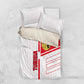 Tunisia Football Bedding Set - Victory for the Eagles of Carthage