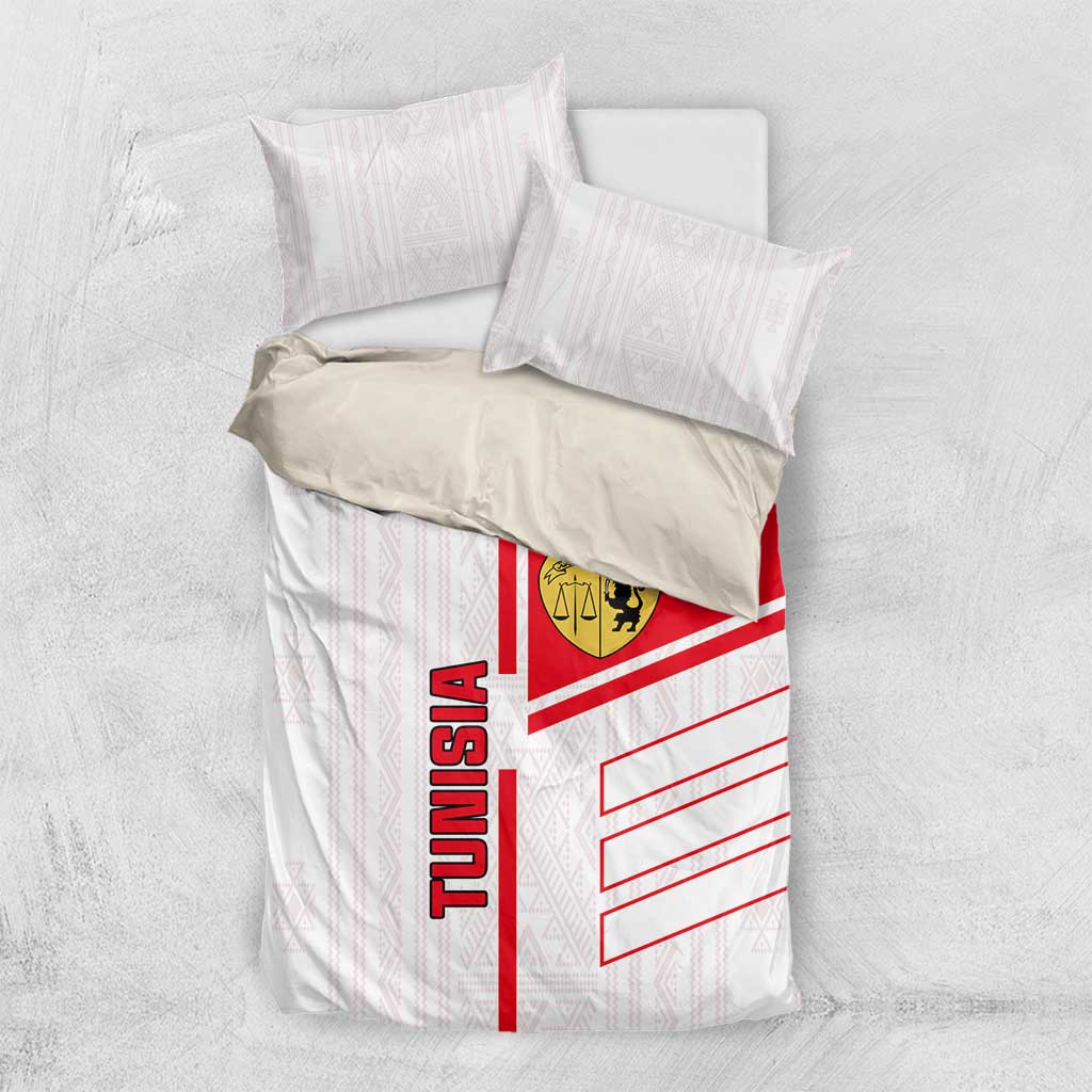 Tunisia Football Bedding Set - Victory for the Eagles of Carthage