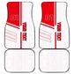 Tunisia Football Car Mats - Victory for the Eagles of Carthage