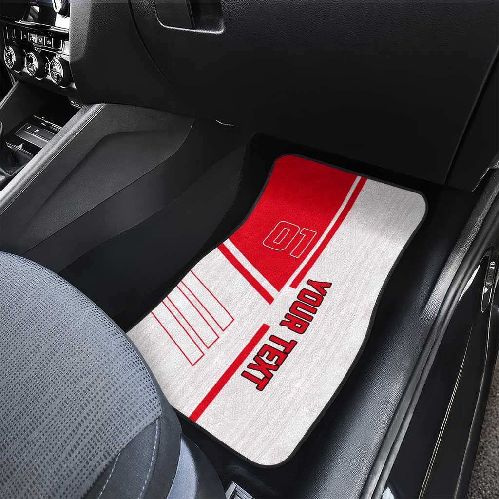 Tunisia Football Car Mats - Victory for the Eagles of Carthage