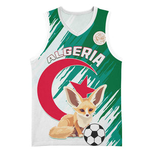 Support Les Fennecs - Algeria Football Basketball Jersey - African Pride