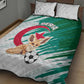 Support Les Fennecs - Algeria Football Quilt Bed Set