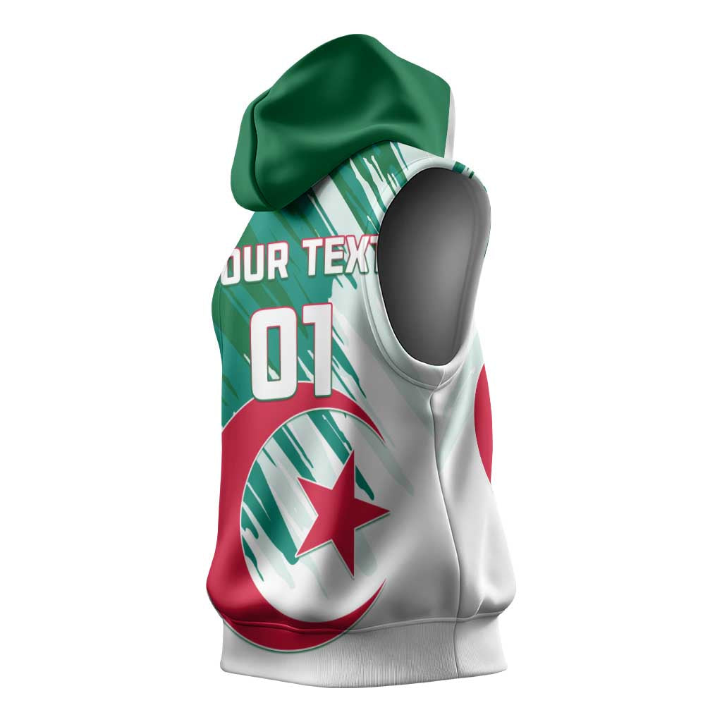Support Les Fennecs - Algeria Football Sleeveless Hoodie - African Pride