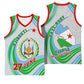 Custom Djibouti Independence Day Basketball Jersey - June 27, Jabuuti Emblem with Islamic Pattern - African Pride