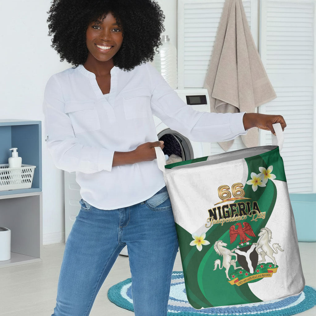 Nigeria Independence Day Laundry Basket Proud Nigerian