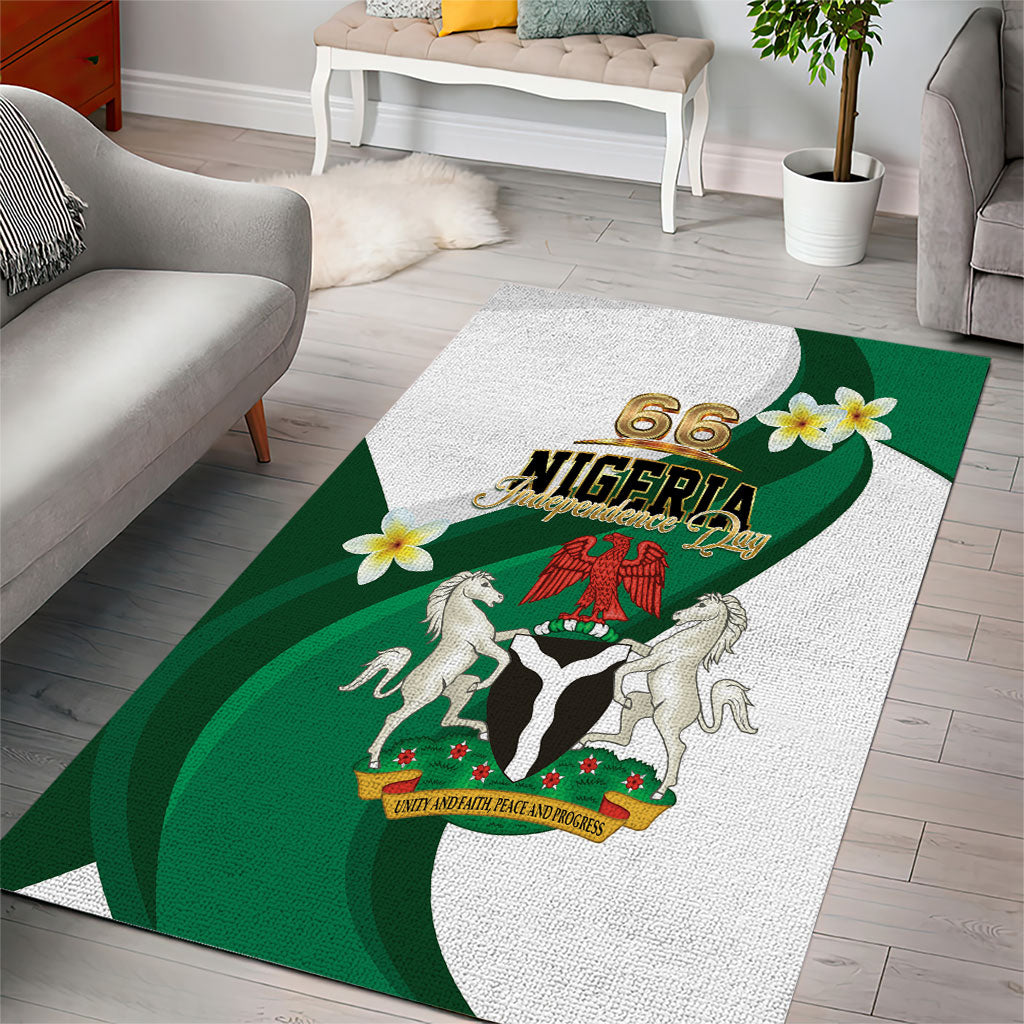 Nigeria Independence Day Area Rug Proud Nigerian