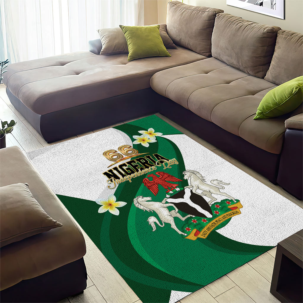Nigeria Independence Day Area Rug Proud Nigerian