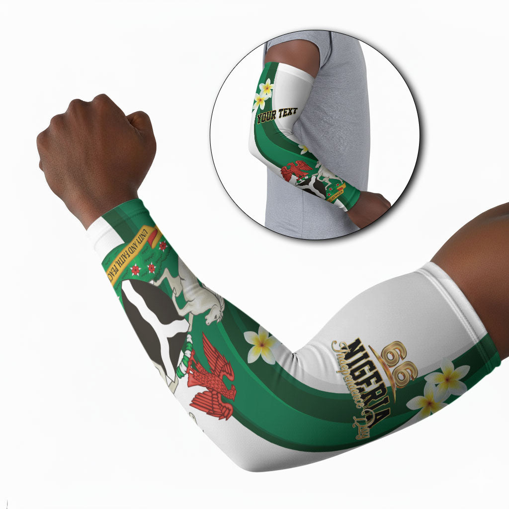 Personalised Nigeria Independence Day Arm Sleeves Proud Nigerian
