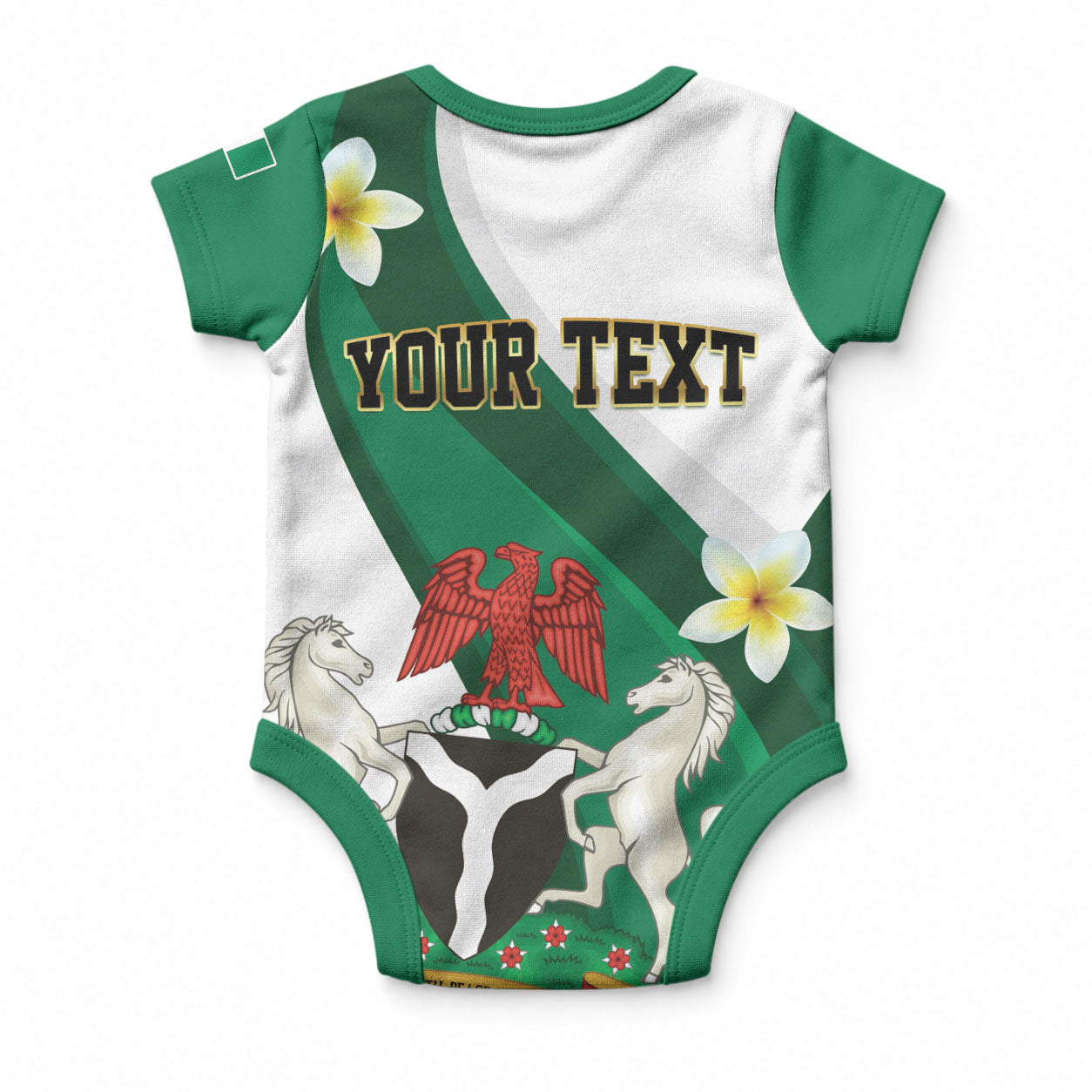 Personalised Nigeria Independence Day Baby Onesie Proud Nigerian