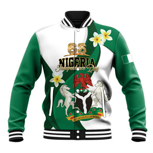 Personalised Nigeria Independence Day Baseball Jacket Proud Nigerian