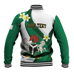 Personalised Nigeria Independence Day Baseball Jacket Proud Nigerian