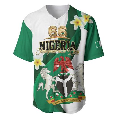 Personalised Nigeria Independence Day Baseball Jersey Proud Nigerian