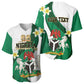 Personalised Nigeria Independence Day Baseball Jersey Proud Nigerian