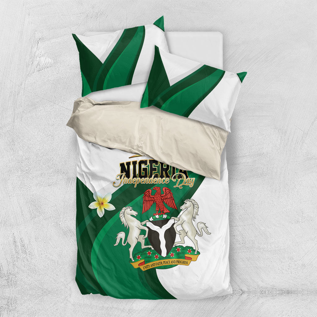 Nigeria Independence Day Bedding Set Proud Nigerian