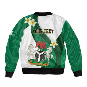 Personalised Nigeria Independence Day Bomber Jacket Proud Nigerian