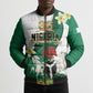 Personalised Nigeria Independence Day Bomber Puffer Jacket Proud Nigerian