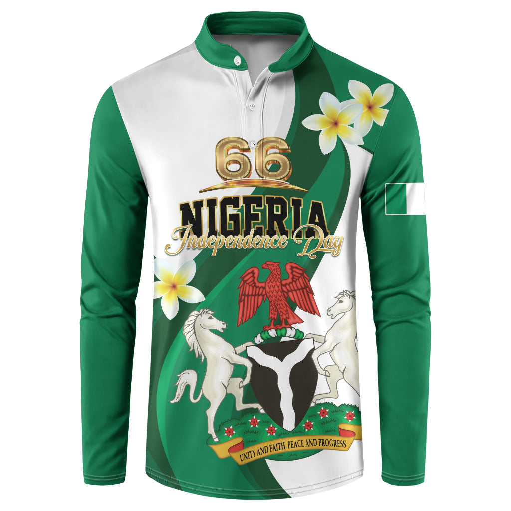 Personalised Nigeria Independence Day Button Sweatshirt Proud Nigerian