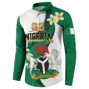 Personalised Nigeria Independence Day Button Sweatshirt Proud Nigerian