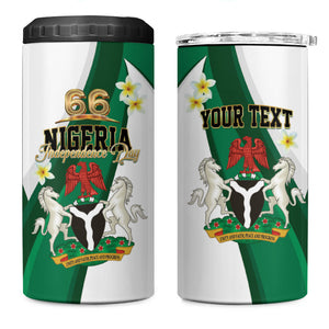 Personalised Nigeria Independence Day 4 in 1 Can Cooler Tumbler Proud Nigerian