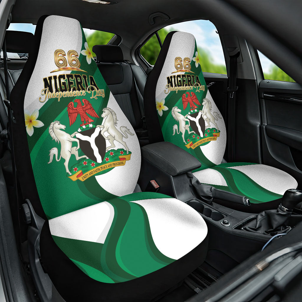 Nigeria Independence Day Car Seat Cover Proud Nigerian