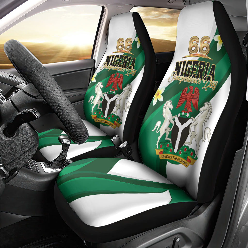 Nigeria Independence Day Car Seat Cover Proud Nigerian