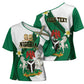 Personalised Nigeria Independence Day Cross Shoulder Shirt Proud Nigerian