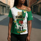 Personalised Nigeria Independence Day Cross Shoulder Shirt Proud Nigerian