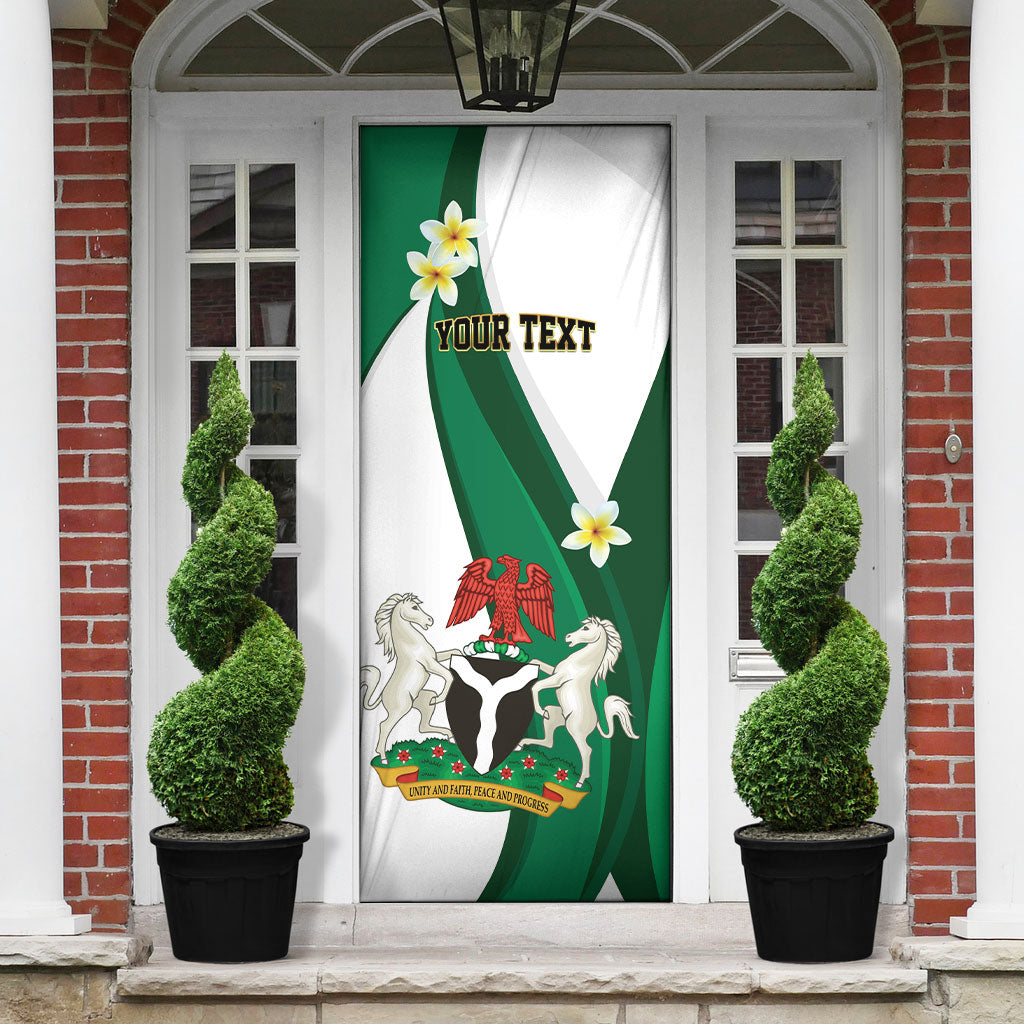 Personalised Nigeria Independence Day Door Cover Proud Nigerian