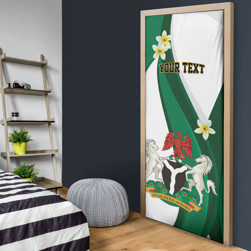 Personalised Nigeria Independence Day Door Cover Proud Nigerian