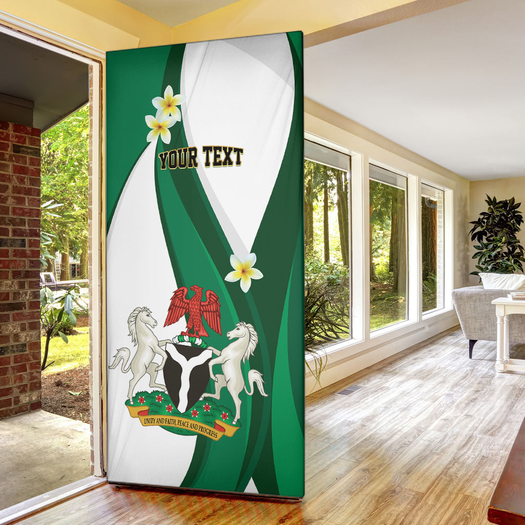 Personalised Nigeria Independence Day Door Cover Proud Nigerian