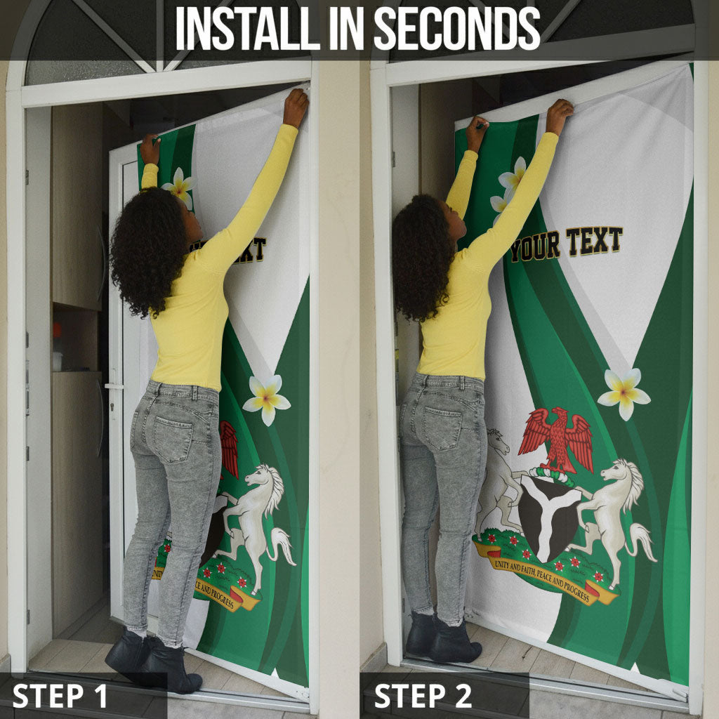 Personalised Nigeria Independence Day Door Cover Proud Nigerian