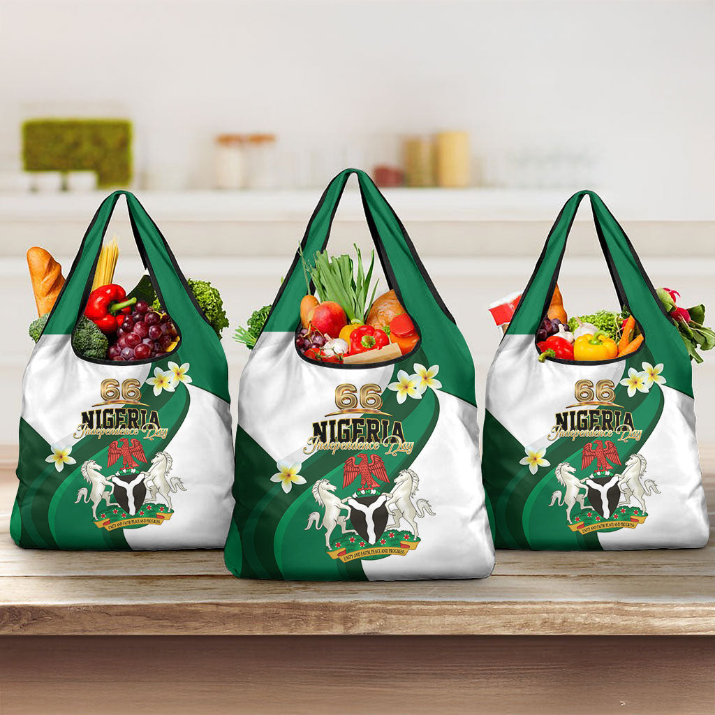 Nigeria Independence Day Grocery Bag Proud Nigerian