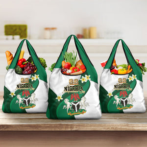 Nigeria Independence Day Grocery Bag Proud Nigerian